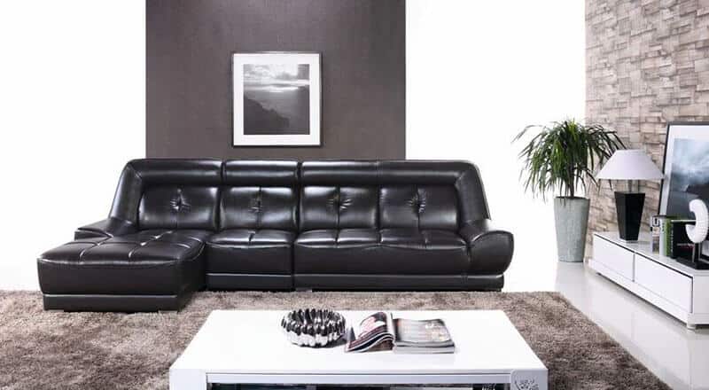 The Elegant Black Sofa
